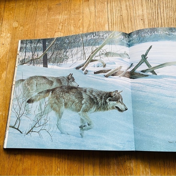 𝅺ROBERT Bateman book “the art of Robert Bateman” animals pictures navy blue - Picture 4 of 14